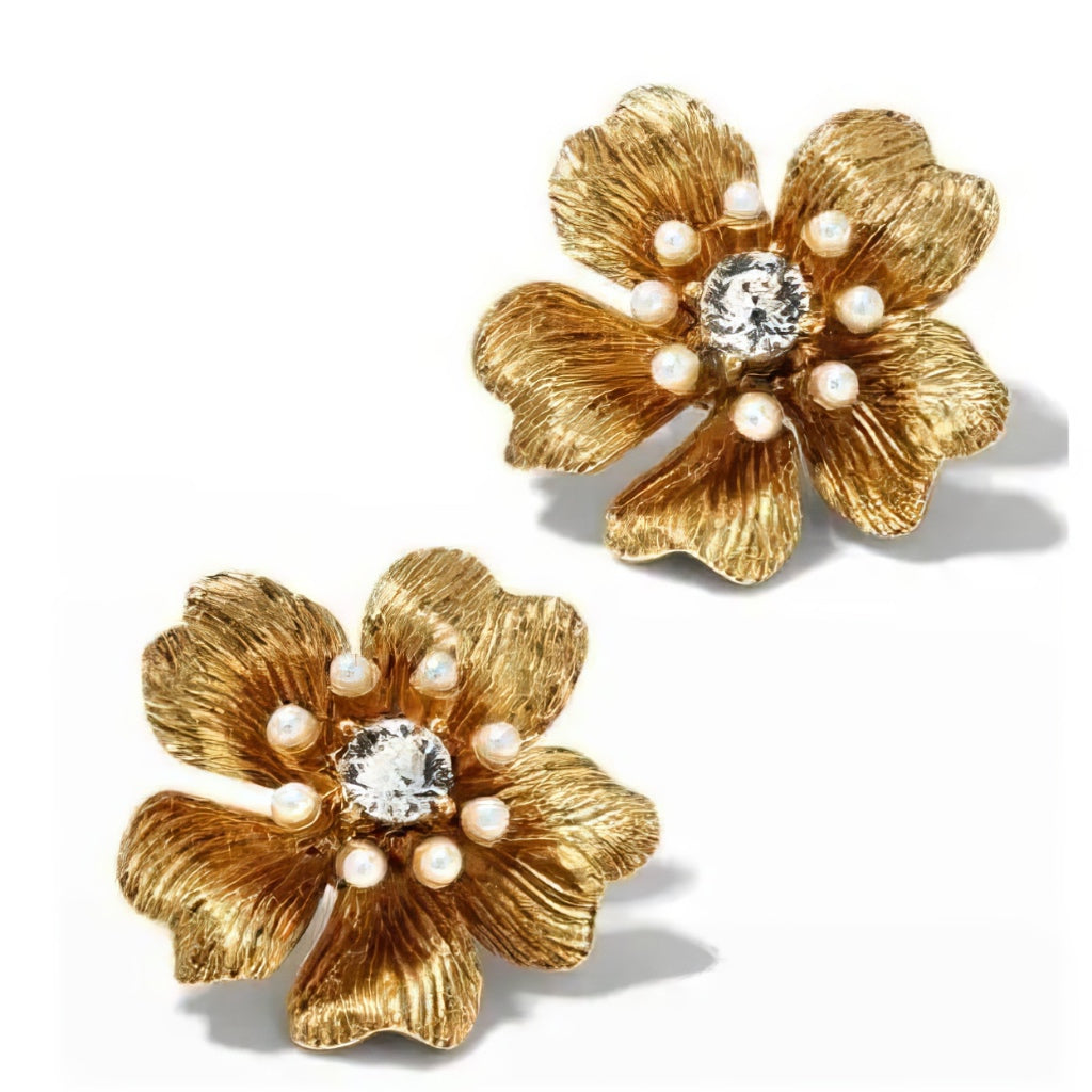 IMMOR Floral Earrings